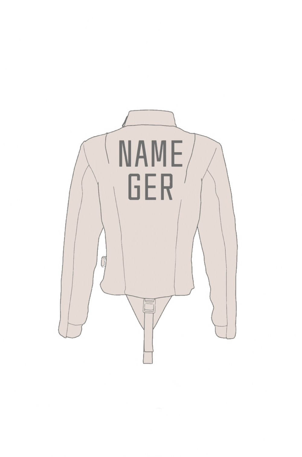 Name Printing on Fencing Jackets (foil print)
