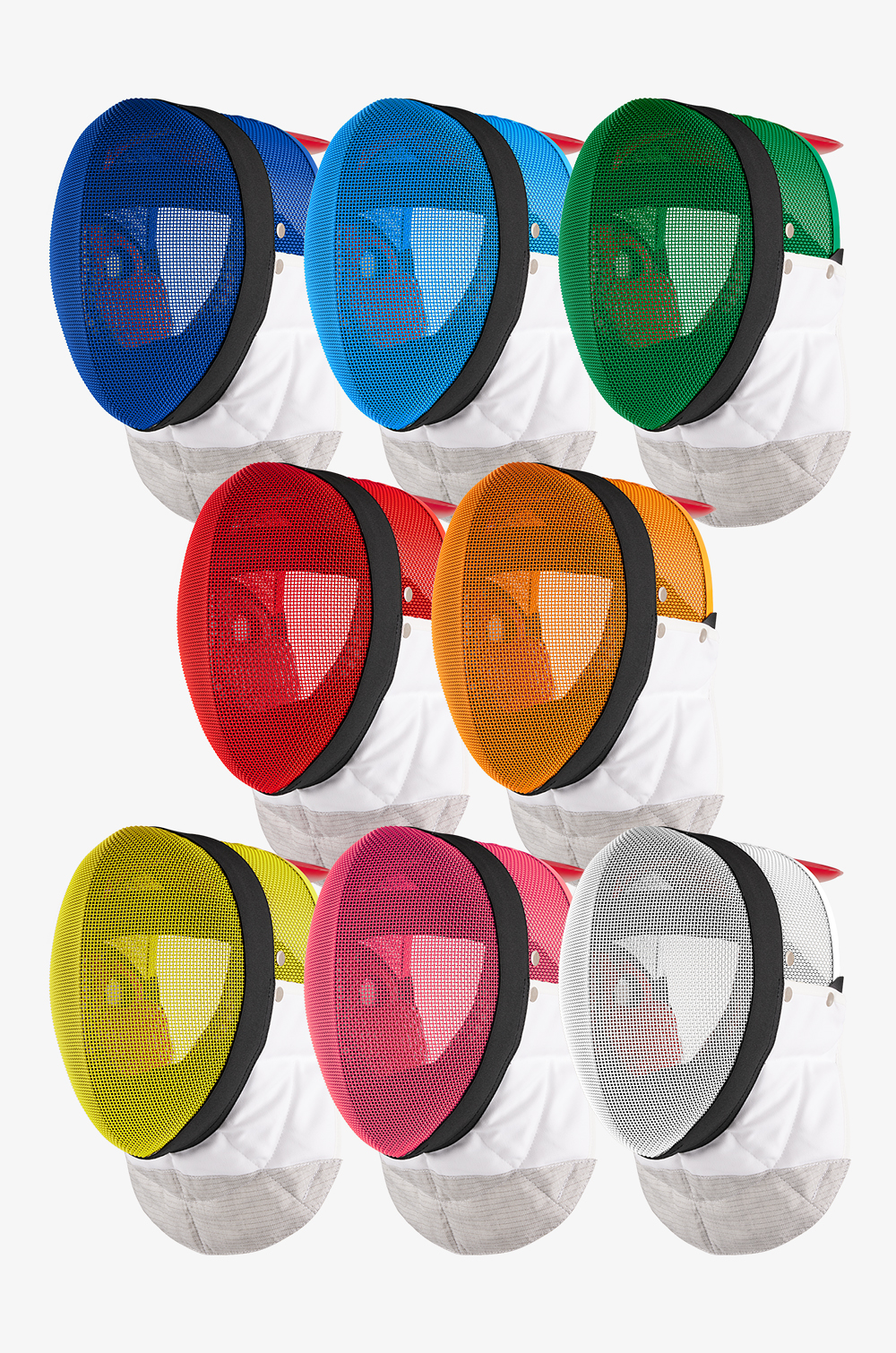 Colorierte Comfort FIE-Florettmaske