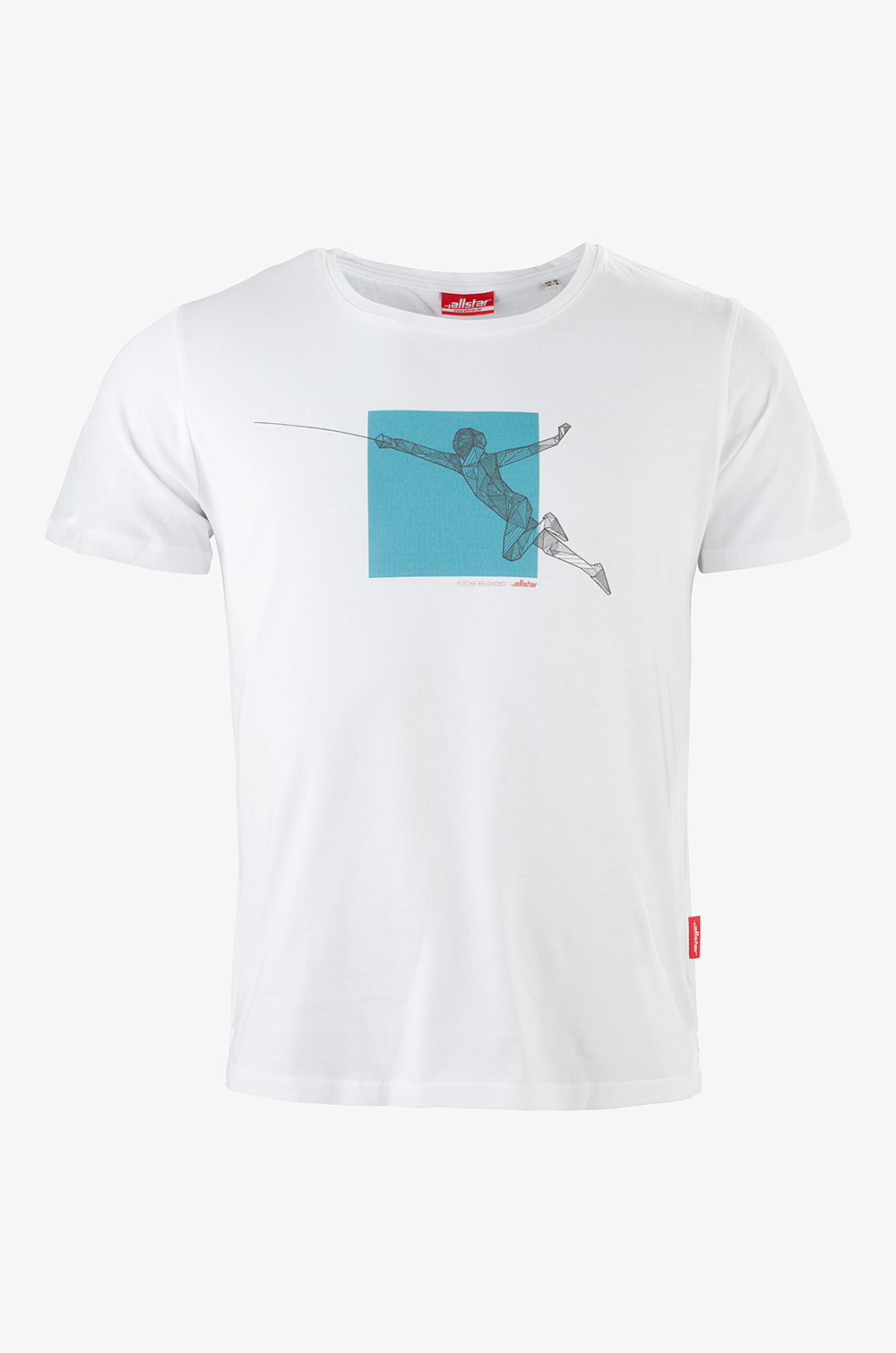 Flèche Reloaded 1.0 T-Shirt (white/turquoise)