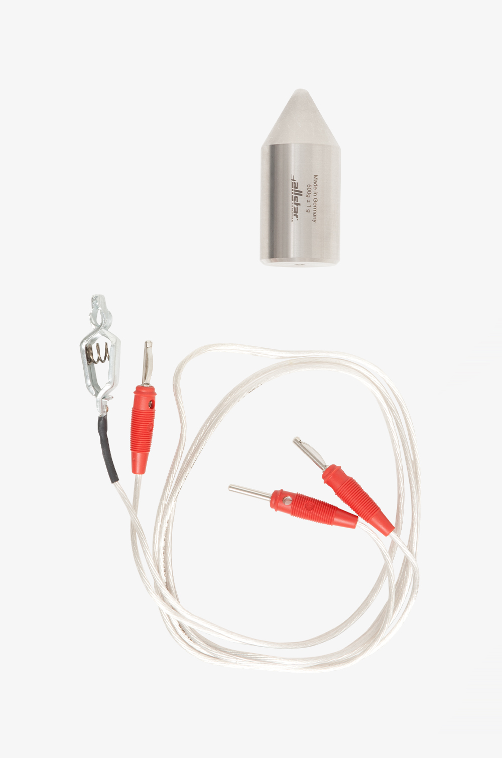 Messzubehör für TBOX One Universalprüfgerät (bestehend aus Westprüfstift, 500g, und elektr. isolierten Kabeln mit Anschlusstücken)cken)