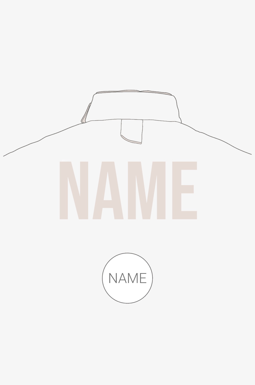 Name Printing on Electric Jacket Inox (transfer printing)